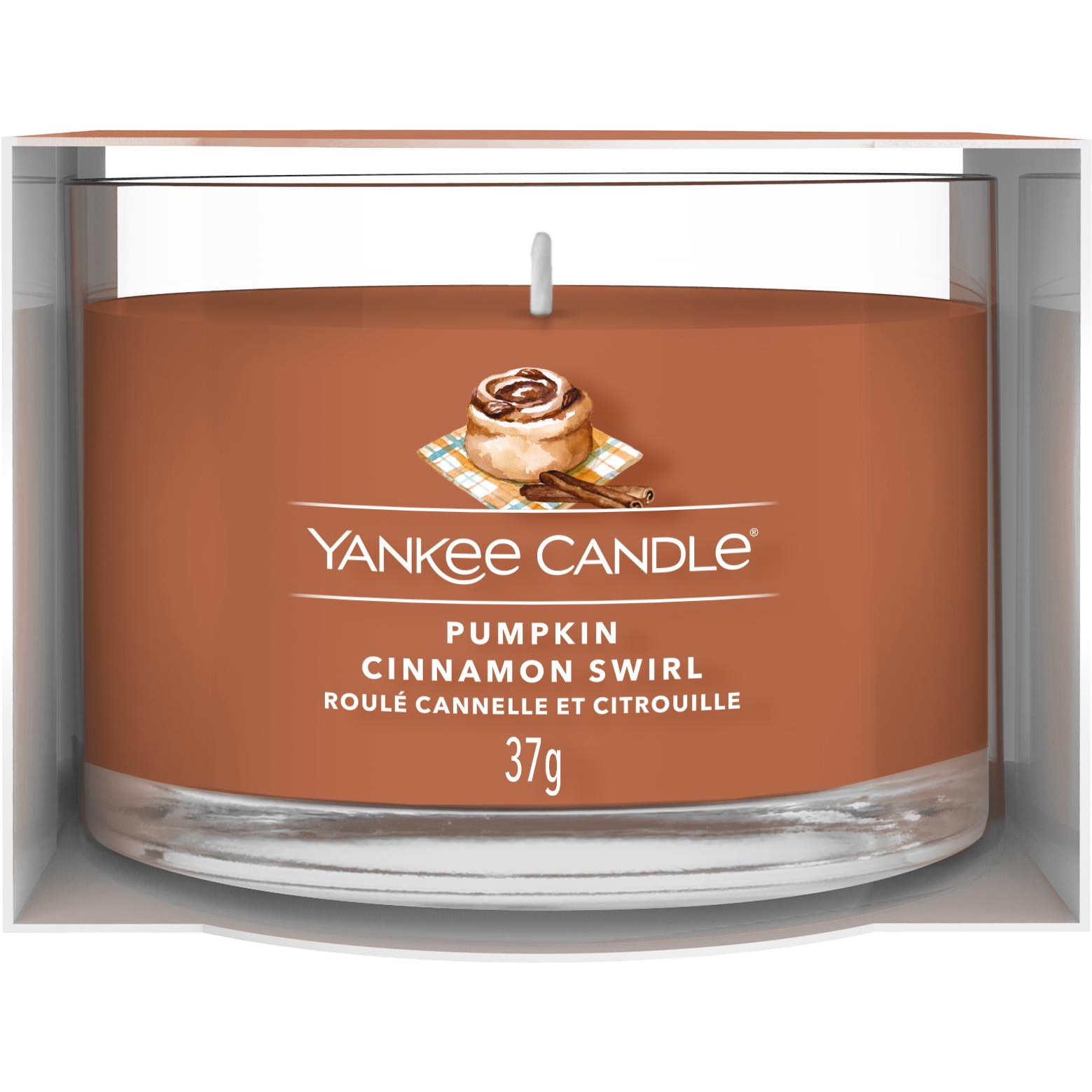 YANKEE CANDLE Pumpkin Cinnamon Swirl, 37g (5038581162485)-0